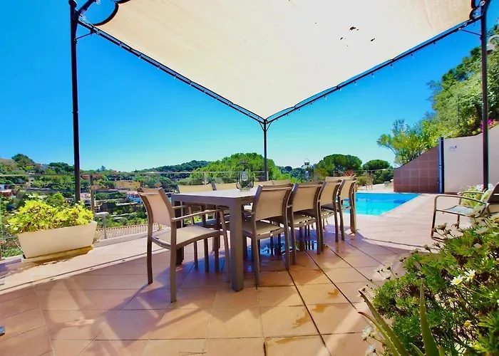 V&v Lloret- Marie Luxury House With Air Conditioning Willa *