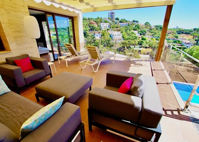 V&v Lloret- Marie Luxury House With Air Conditioning Вилла *