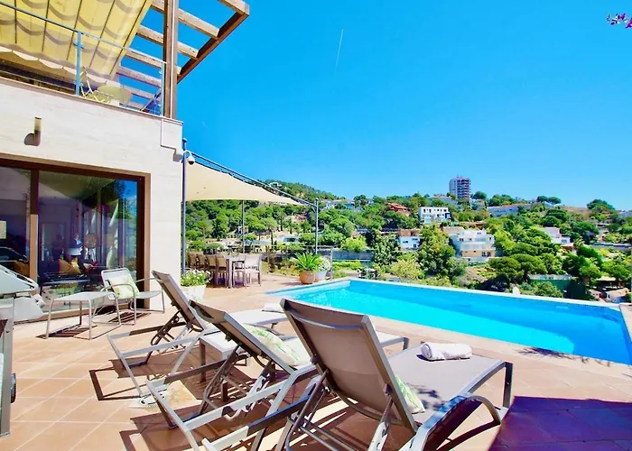 V&v Lloret- Marie Luxury House With Air Conditioning * Льорет-де-Мар